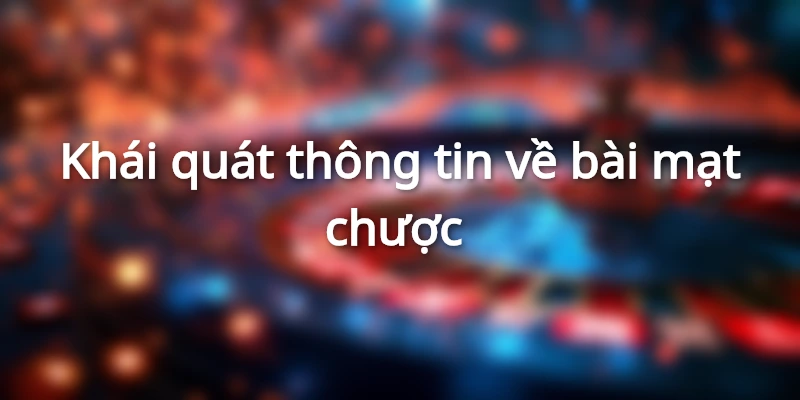 Tìm hiểu về tựa game này