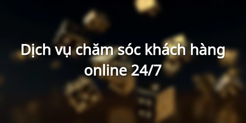 Dịch vụ hỗ trợ chăm sóc khách hàng luôn sẵn sàng