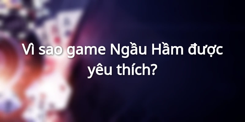 Các ưu điểm nổi bật của bài Ngầu Hầm