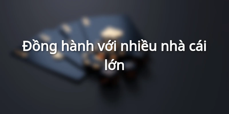 Bài cào 3 lá hợp tác với nhiều đơn vị lớn